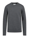 Jil Sander Man Sweater Lead Size 40 Wool In Grey