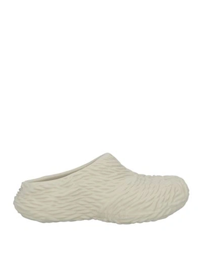 Emporio Armani Man Mules & Clogs Beige Size 6 Rubber