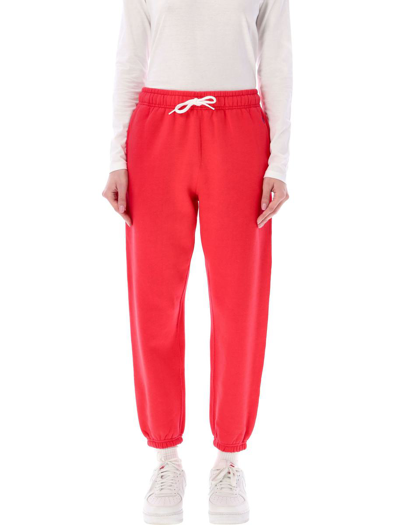Polo Ralph Lauren Lunar New Year Fleece Tracksuit Bottoms In Red