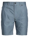 Hurley Man Shorts & Bermuda Shorts Blue Size 28 Cotton, Polyester, Elastane
