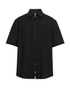 Oamc Man Shirt Black Size L Virgin Wool