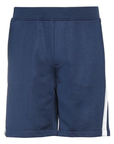 Dsquared2 Man Shorts & Bermuda Shorts Blue Size L Cotton, Polyester, Elastane In Blue