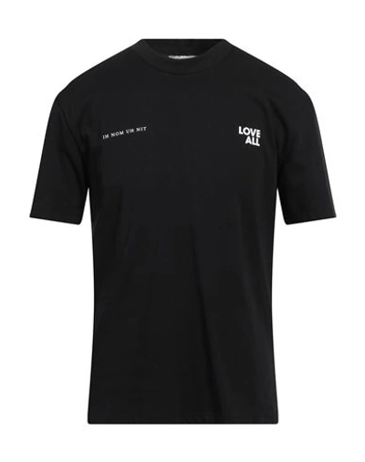 Ih Nom Uh Nit Man T-shirt Black Size Xl Cotton