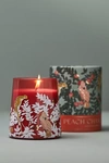ANTHROPOLOGIE GETAWAY FRUITY PEACH CHAMOMILE BOXED CANDLE