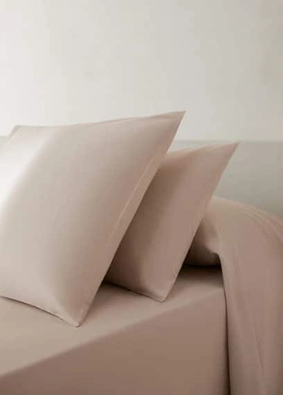 Mango Home Cotton Pillowcase 180 Threads 50x75cm Beige