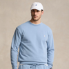 Polo Ralph Lauren Loopback Fleece Sweatshirt In Channel Blue