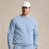 Polo Ralph Lauren Loopback Fleece Sweatshirt In Chambray Blue
