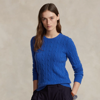 Polo Ralph Lauren Cable-knit Cashmere Sweater In Heritage Blue