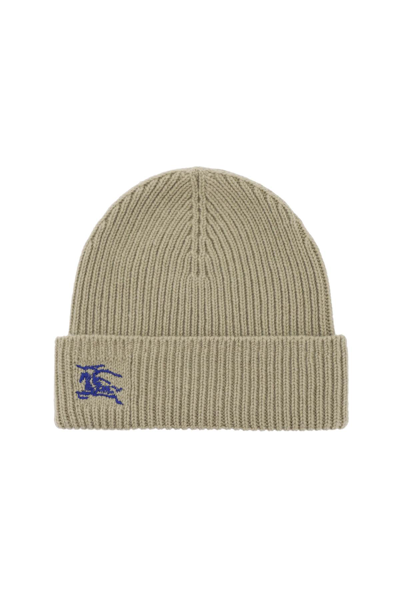 Burberry Ekd Beanie Hat In Khaki