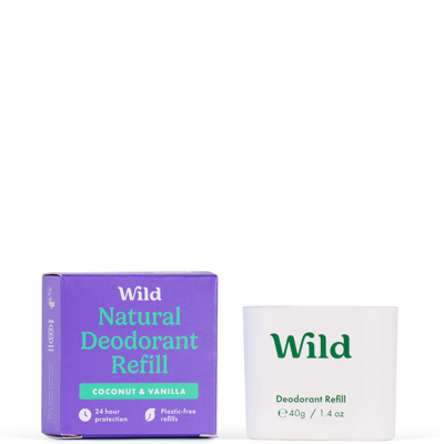 Wild Coconut And Vanilla Deodorant Refill 40g In White