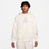 Nike Men's Ja Standard Issue Dri-fit Pullover Basketball Hoodie In Platinum Violet/sail