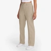 Jordan Twill Straight Leg Pants In Khaki/khaki