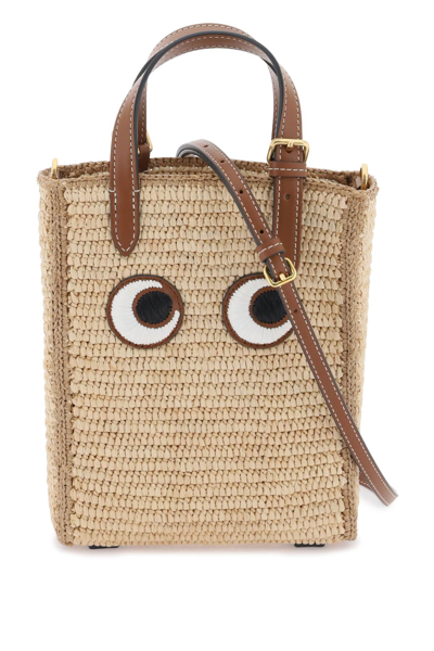 Anya Hindmarch Eyes N/s Mini Tote Bag In Beige