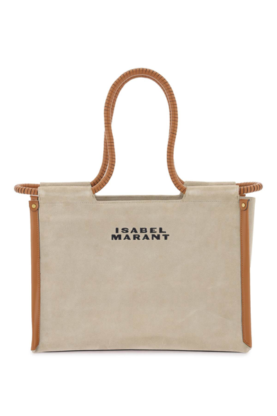 Isabel Marant Suede Toledo Tote Bag In Multi-colored