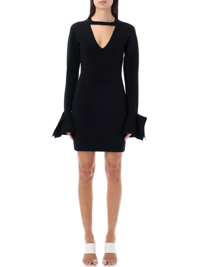 JW ANDERSON J.W. ANDERSON RUFFLE SLEEVES MINI DRESS