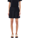 Marni Black Pleated Miniskirt In Black