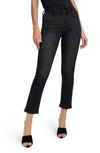 Good American Good Legs High Waist Ankle Straight Leg Jeans In Black218