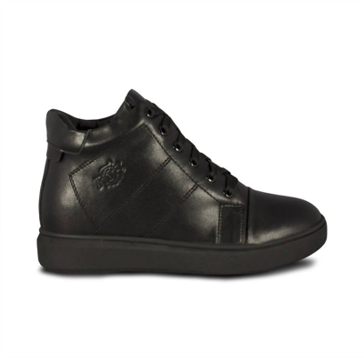 Cloud Nine Ladies Lea Sneaker In Black