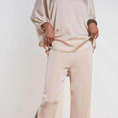 Nouvelle Silk95five Pondy Pant In Almondine In Brown