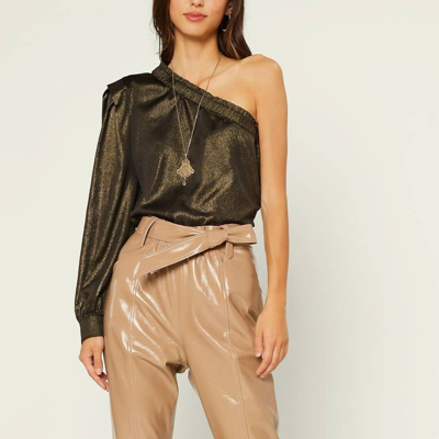Current Air Rockaway High Waisted Crop Pant In Brown