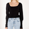 MOODIE SQUARE NECK SWEATER