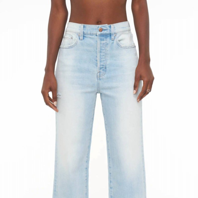 Pistola Cassie Crop Super High Rise Straight Crop Jeans In Palisade Vintage In Blue