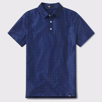 Barbell Apparel Arm Day Performance Polo In Blue