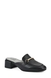 Cliffs By White Mountain Quin Womens Embellished Faux Leather Loafer Heels In Black/ Grainy