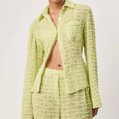 Ronny Kobo Nadi Top In Lime In Green