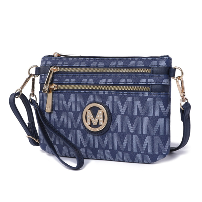 Mkf Collection By Mia K Tarren Signature Crossbody-wristlet Handbag In Blue