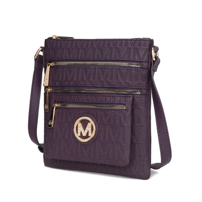Mkf Collection By Mia K Jessy M Signature Crossbody Bag In Purple
