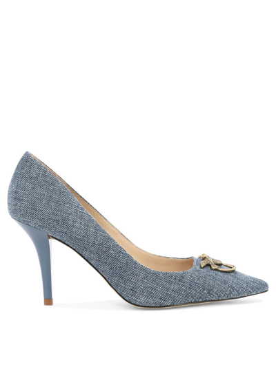 Pinko Lucy Heeled Shoes In Blue