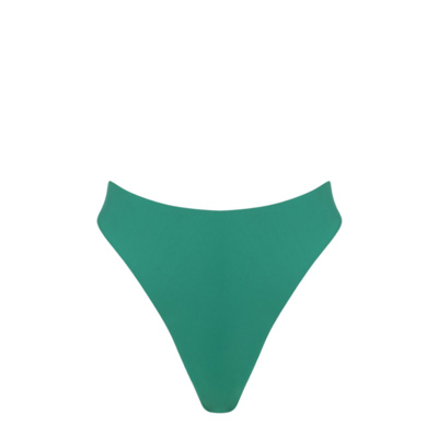 Bromelia Swimwear Caraiva Hi Waist Leg Bottom In Green