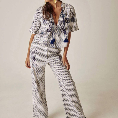 Carolina K Lapis Pant In Multi