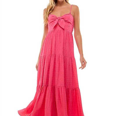 Tcec Hot Pink Maxi Dress