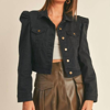MIOU MUSE MABLE PUFF SLEEVE DENIM JACKET
