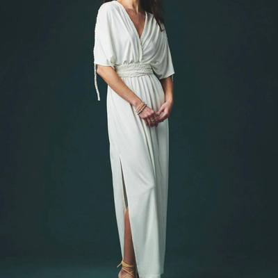 Nouvelle Silk95five Sydney Maxi Dress In White