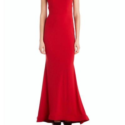 Issue New York Evening Gown In Red
