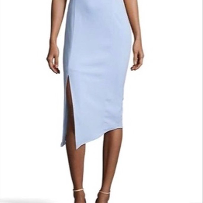 Issue New York One Shoulder Asymmetrical Dress In Blue