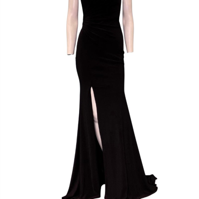 FAVIANA JERSEY EVENING GOWN