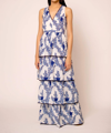 BEYOND BY VERA CECILE DRESS IN BOUGAINVILLEA BLUE