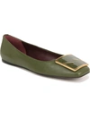 SARTO FRANCO SARTO FLEXA AMAYA 3 WOMENS LEATHER SQUARE TOE BALLET FLATS