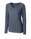 CUTTER & BUCK LADIES' L/S VICTORY V NECK SHIRT