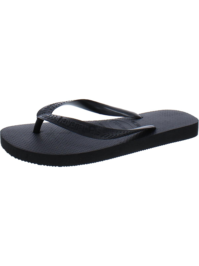 Havaianas Womens Slip On Slide Flip-flops In Black