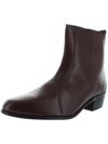 Stacy Adams Santos Mens Leather Ankle Dress Boots In Green