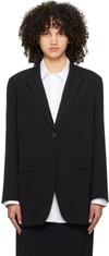 THE ROW BLACK OBINE BLAZER