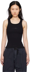 Mm6 Maison Margiela Tank Top In Black