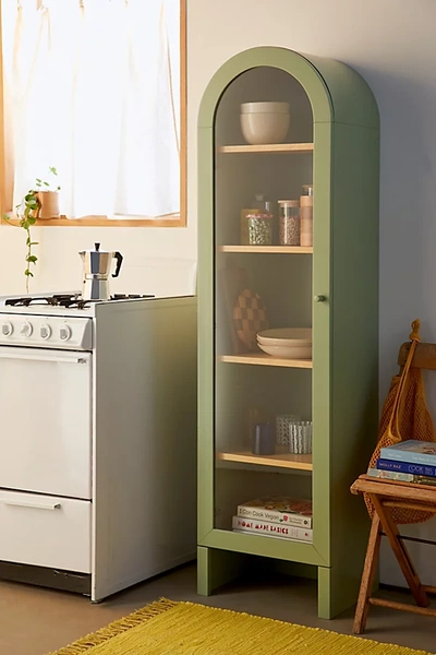 Urban Outfitters Mason Curio Cabinet In Dark Green At