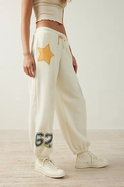 Out From Under Brenda Graphic Jogger Sweatpant In Ivory, Women's At Urban Outfitters