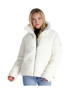 JESSICA SIMPSON WOMENS SHERPA QUILTED PUFFER JACKET